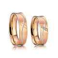 Simple 316L Stainless Steel Wedding Band Ring